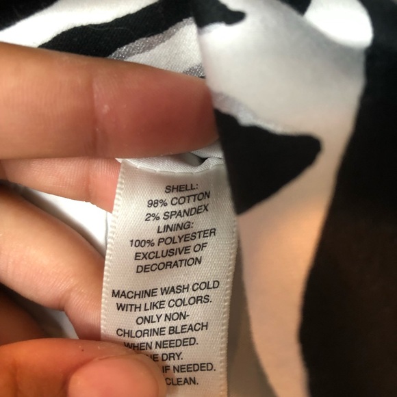 WHBM Zebra Pencil Skirt - Picture 3 of 5